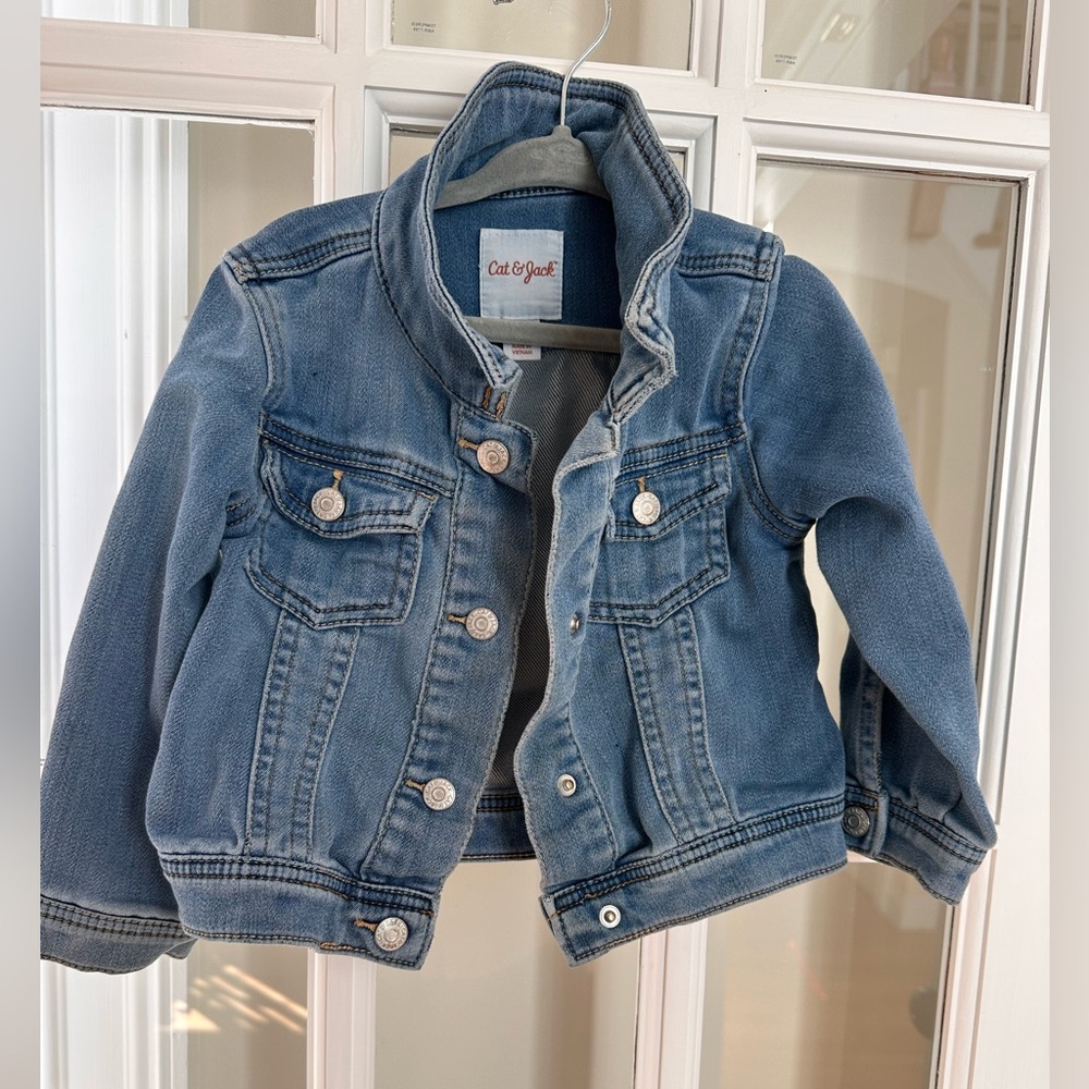 Cat & Jack Blue Denim Jacket for Kids 2t